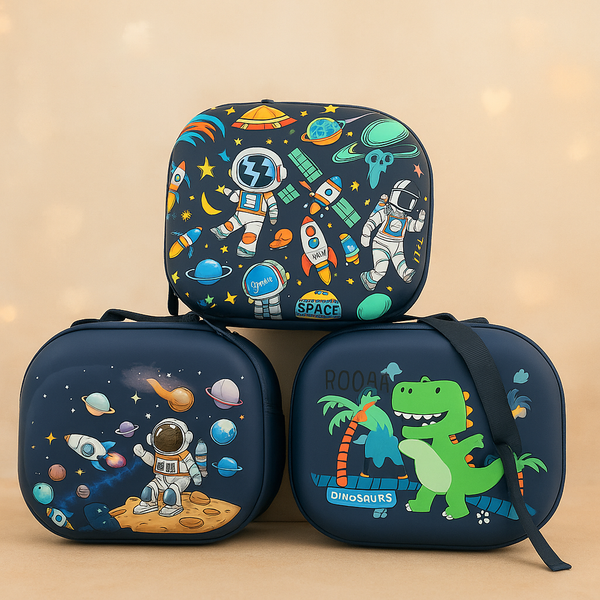 Heavy-Duty School Bag – Space/Dino Theme | Spacious, Durable & Stylish Backpack | Ideal for School, Travel & Gifting