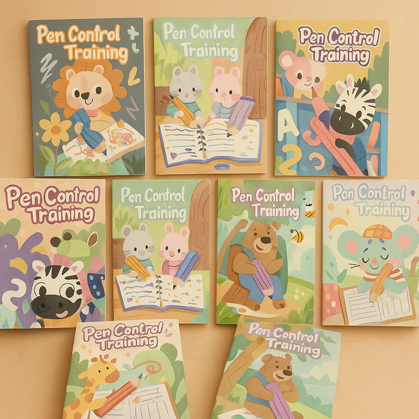 Pen Control Training Box for Kids | Pre-Writing Skill Development Kit | Reusable Activity Sheets with Marker | Ideal for Toddlers & Preschool Learning