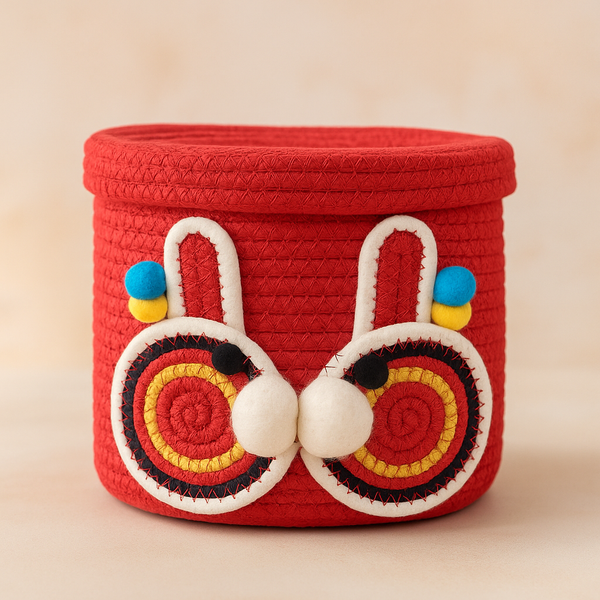 Rabbit Eyes Storage Bag for Kids | Adorable Bunny Design | Foldable & Lightweight | Ideal for Toys, Books & Clothes