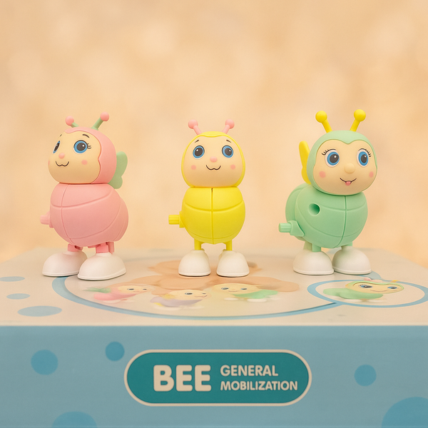 Jumping Bee Toy | Wind-Up Bouncing Fun for Kids | Cute Insect Action Toy