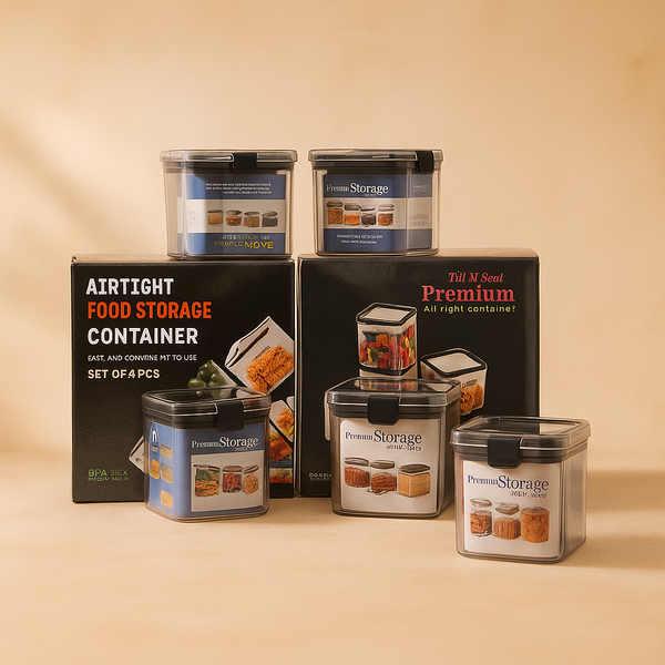 700ml Lock Container | Airtight Food Storage Box with Lock Lid | Ideal for Kitchen, Lunch & Leftovers