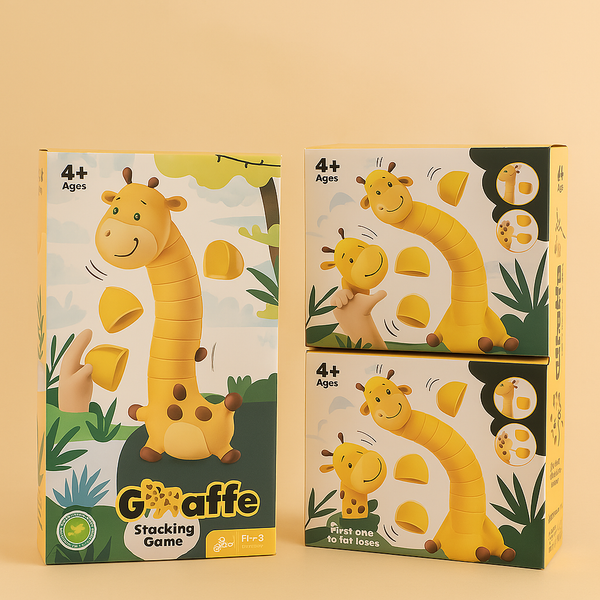 Toy Giraffe Balance Zenga | Fun Stacking & Balancing Game for Kids | Skill-Building & Perfect for Gifting