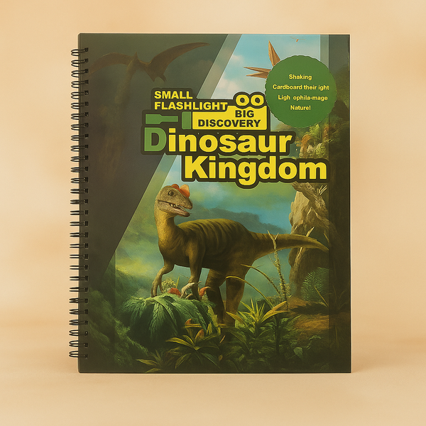 Torch Book for Kids | Dinosaur Kingdom | Interactive Storybook with Light-Up Torch | Fun Learning & Bedtime Exploration