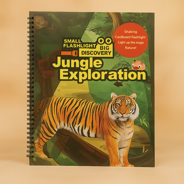 Torch Book for Kids | Jungle Exploration | Interactive Storybook with Light-Up Torch | Fun Learning & Bedtime Exploration (Copy)