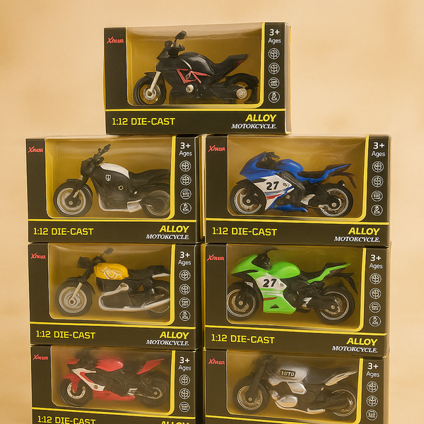 Metal Bike Toy | Die-Cast Miniature Bike for Kids & Collectors | Durable, Stylish & Perfect for Gifting