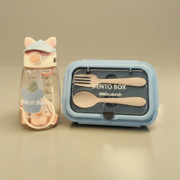 Bento Lunch Box | Bear Water Bottle