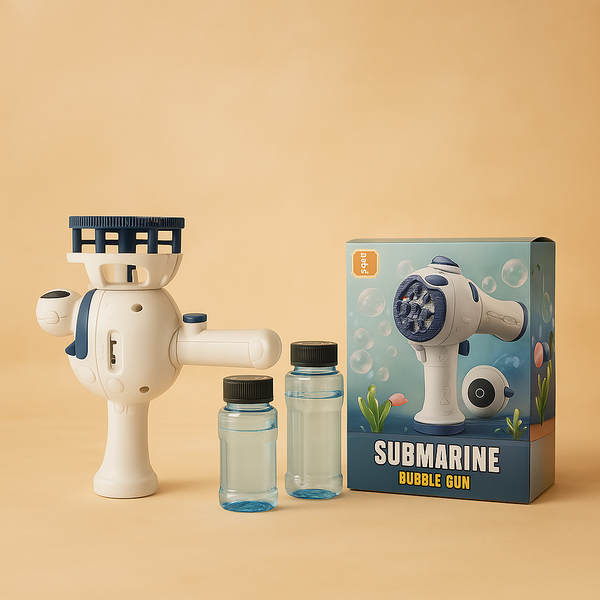 Submarine Bubble Gun | Underwater-Themed Bubble Blaster for Kids | Colorful, Battery-Operated & Full of Bubbly Fun!