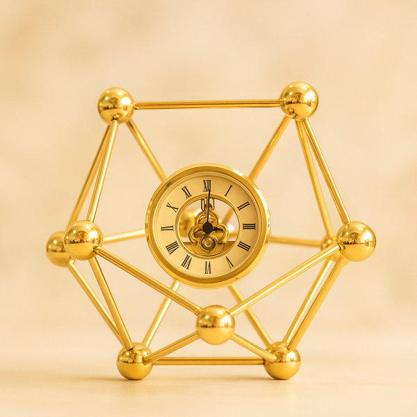 Hexagon Clock | Modern Wall & Table Clock | Stylish Geometric Design for Home & Office Décor