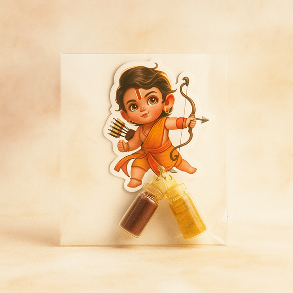 Ramar Kumkum Set | Traditional Indian Pooja Essentials | Decorative Kumkum Container | Gift for Festivals & Weddings