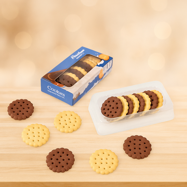 Cookies Eraser | Cute & Fun Stationery | Soft, Non-Toxic & Perfect for Kids & Collectors