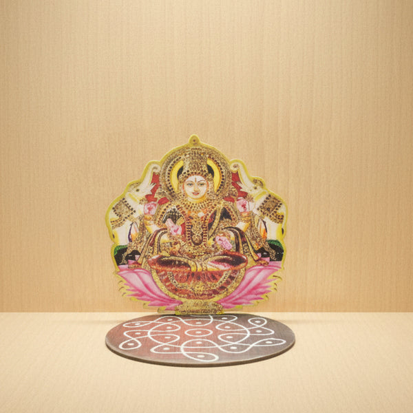 Premium Gajalakshmi Acrylic Tabletop Stand
