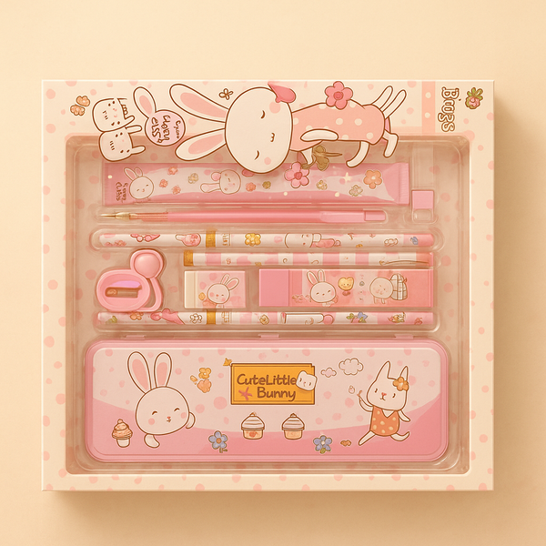 Stationery Pencil Gift Box | Complete Writing & Drawing Set | Perfect Gift for Students