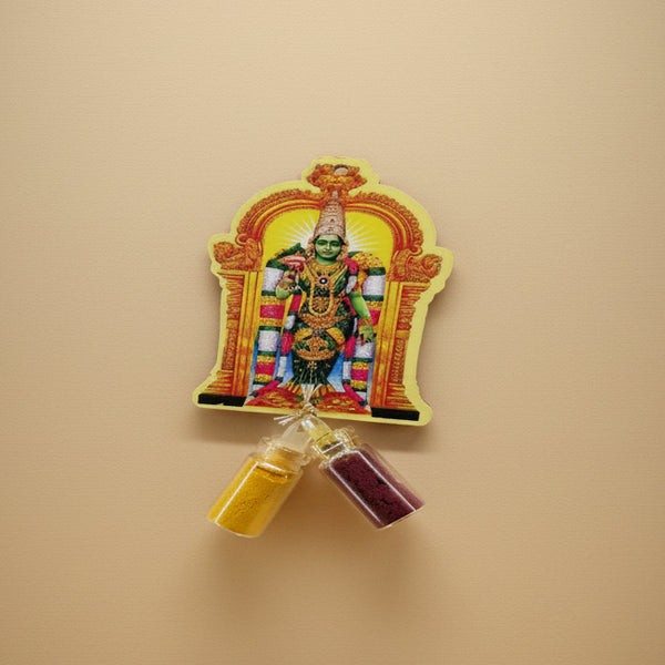 Traditional Favor with Haldi | Kumkum Glass Vials