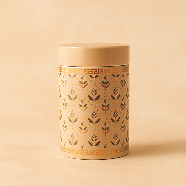 Peach Tin (Medium) | Stylish Storage Tin for Home & Kitchen
