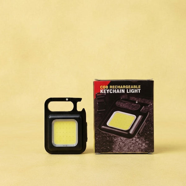 Ultra-Bright COB Rechargeable Keychain Light