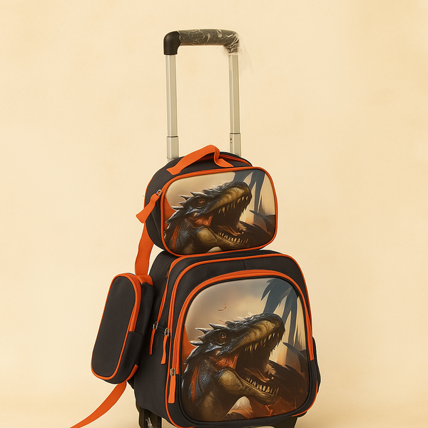 School Bag Trolley 3 Piece Combo | Durable, Spacious & Travel-Friendly | Perfect for Students & Kids