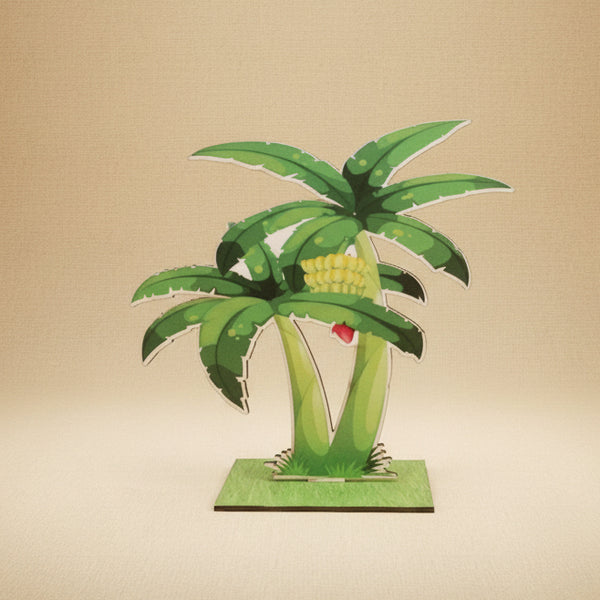 Premium Banana Tree Acrylic Tabletop Stand