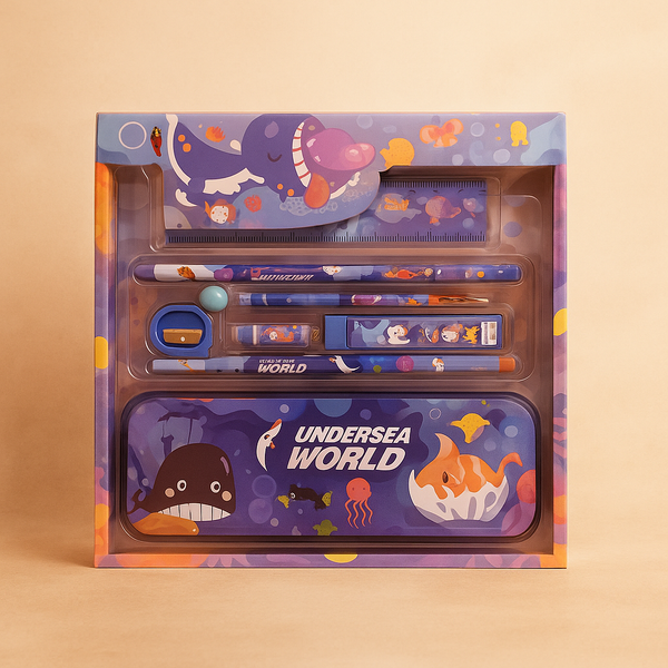 Stationery Pencil Gift Box | Premium Writing & Art Set | Perfect Gift for Students