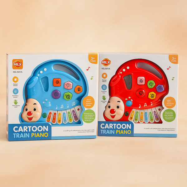 Train Piano Toy for Kids | Musical Toy with Lights & Sounds | Educational & Fun | Ideal for Early Learning & Gifting