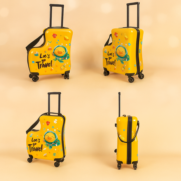 L Trolley Bag for Kids | Fun Cartoon Travel Luggage | Lightweight & Spacious | Perfect for Holidays & Gifting