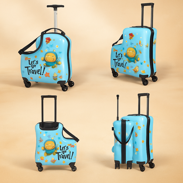 L Trolley Bag for Kids | Fun Cartoon Travel Luggage | Lightweight & Spacious | Perfect for Holidays & Gifting