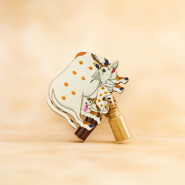 Komatha Kumkum Set | Traditional Indian Pooja Essentials | Decorative Kumkum Container | Gift for Festivals & Weddings