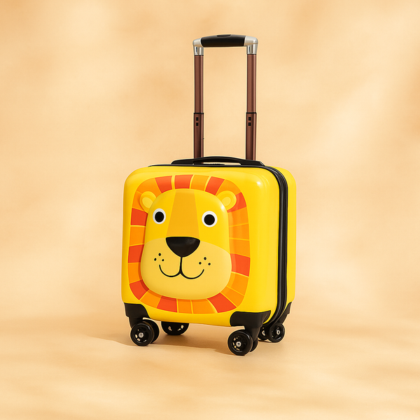 Lion Trolley Bag for Kids | Cute Cartoon Travel Luggage | Lightweight & Spacious | Ideal for Holidays & Gifting