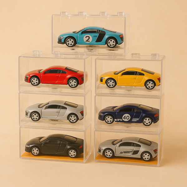 Mini Model Car Showpiece | Multicolour |Die-Cast Collectible Toy Car | Vintage Decorative Car Model for Home, Office Desk & Gifting