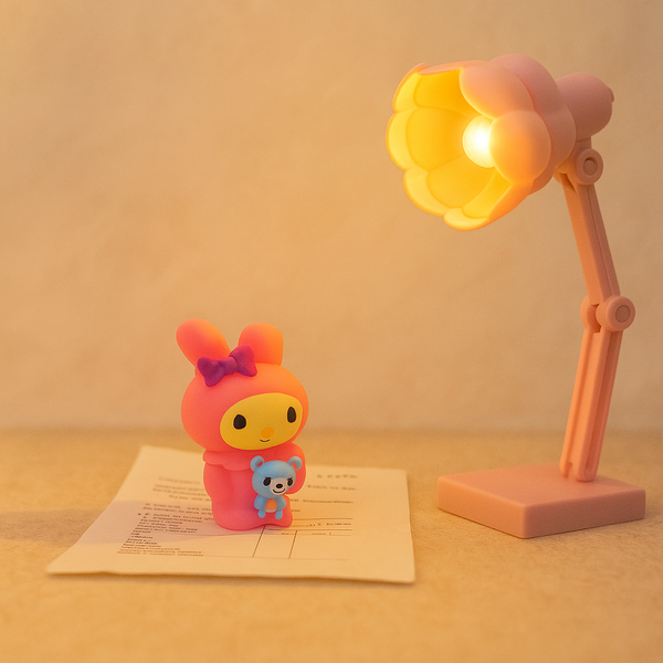 Flower Shape LED Table Lamp | Decorative Night Light for Bedroom, Living Room & Study | USB Powered Energy-Saving Bedside Lamp