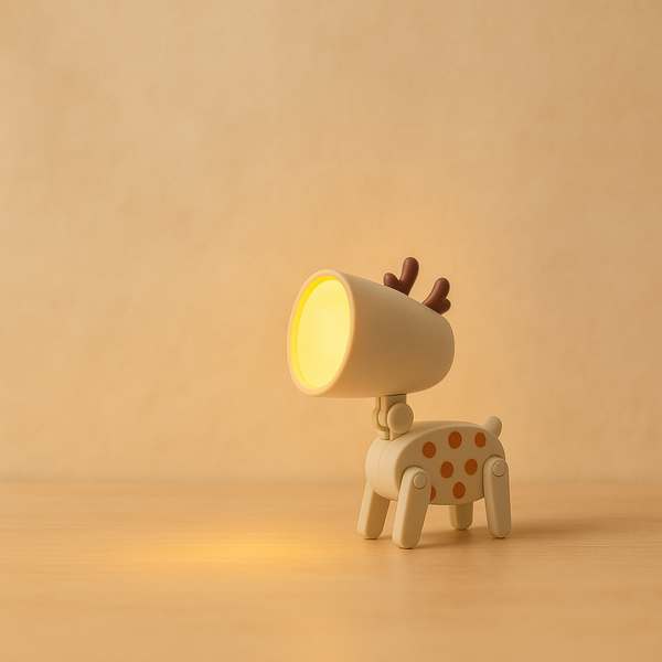 Deer Shape Standing LED Light | Decorative Animal Design Floor/Desk Lamp for Living Room, Bedroom & Kids’ Room | Modern Home Décor Night Lamp