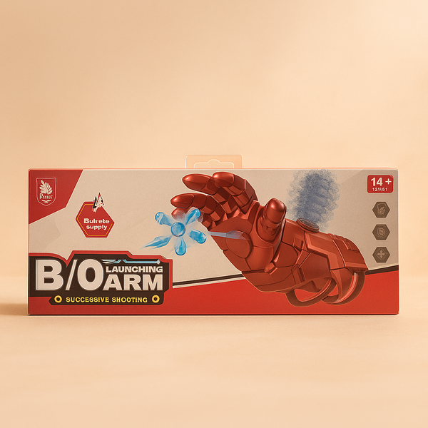 Spider-Man Arm Shooter Toy with Water Bullets | Superhero Role-Play Arm Launcher for Kids | Fun Outdoor Shooting Game Playset