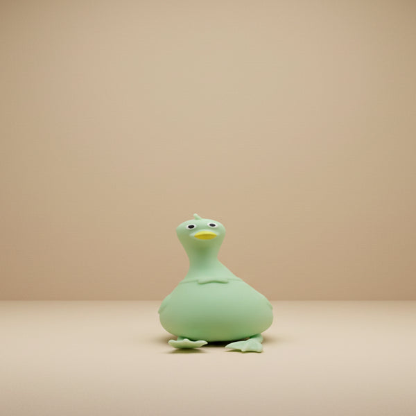 Playful Mint Green Squeeze | Duck Toy